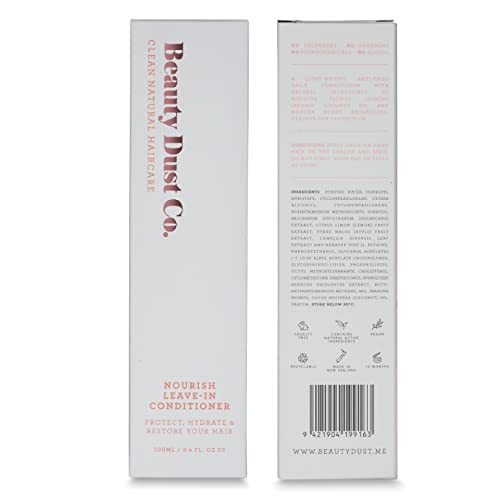 Nourish Leave-In Conditioner, Anti-Frizz Heat Protectant, Detangler & Repair Treatment With Coconut Oil For Dry, Damaged Hair | Uv Protection | Natural, Vegan, No Sulfates, Phalates Or Parabens #TOP2