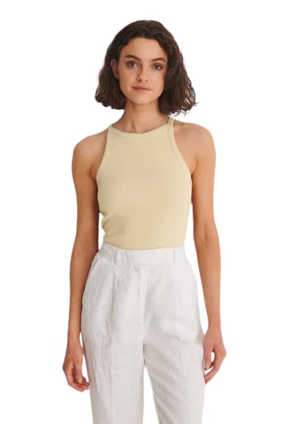 Redamancii Ribbed Spaghetti Tank Top for Women & Girls – Stylish and Comfortable