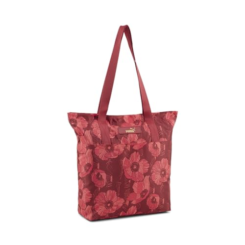 PUMA Core Pop Shopper, Damen Käufer, Intense Red-floral AOP, OSFA - 090647