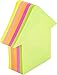 4A Shapes Sticky Notes,Arrow Shape,2.72 x 2.56 Inches,Neon Assorted,Self-Stick Notes,200 Sheets/Pad,1 Pad/Pack,4A 5013