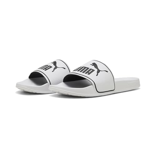 PUMA Leadcat 2.0 H Slide Sandalo Unisex, Puma White Puma Black, 47 EU