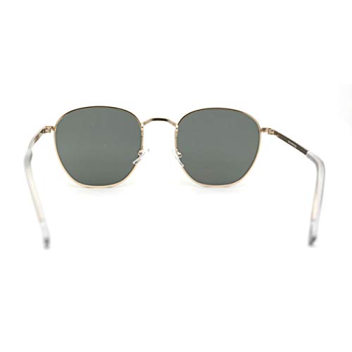 SA106 Classy Hipster Normcore Thick Metal Rim Round Sunglasses4