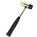 Produktbild Hemore Fliesenhämmer Doppelseitige Weichen Schlägel Gummihammer Mallet mit rutschfeste Stahlgriff für maximale Präzision, Multipurpose Lightweight DIY Tool 30mm Möbelzubehör Wohnaccessoires