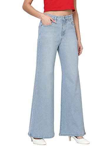 Image of AKA CHIC Women Flare Fit High Rise Stretchable Denim Jeans
