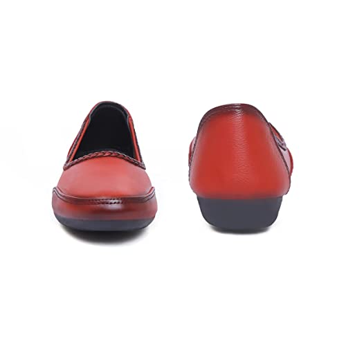 Image of Zoom Shoes Leather Casual /Formal Bellies for Women /Girls Adults Super Comfortable with Lightweight and Slip Resistant Sole A-116