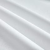 Roc-lon 54 Inch 100% Cotton Rain No Stain, White Cut by The Yard