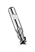 Dormer C3676.0 Shank Slot Drill, ALCRONA Coating, Cobalt High Speed Steel PM, 6 mm Head Diameter, 8 mm Flute Length