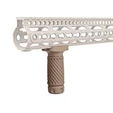 【BigDragon】KeyMod対応 ゴルフボールパターン バーティカルグリップ｜滑り止め×軽量CNCアルミ×収納機能付きショートモデル【BD9000DE】