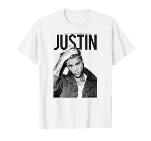 Oficial Justin Bieber Pop R&B Álbum Fan Regalo Camiseta