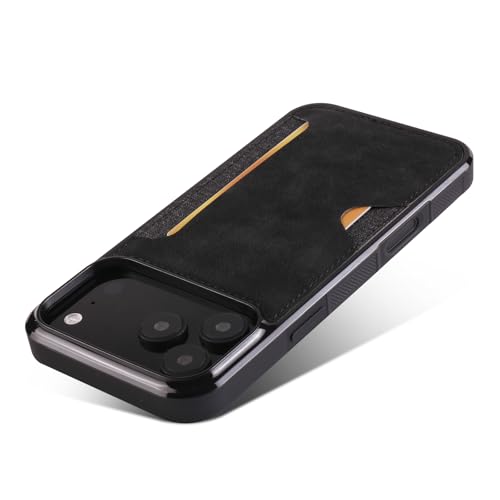 Étui iPhone 16 Pro cuir rétro : dites adieu au portefeuille encombrant - 3