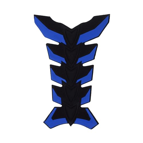 DLPRK Protector Depósito Tanque Moto, 1 pieza, PVC Pegatinas 3D de Protección del Tanque, Autoadhesivo Universal, Almohadilla del Tanque, Decoración (21cm x 13cm)