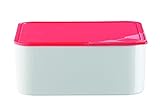  Arzberg Küchenfreunde 4 Stück Kunststoff rot Frischebox 15x15 FL. 43330-609993-28469 und 4er Set EKM Living Strohhalme aus Edelstahl