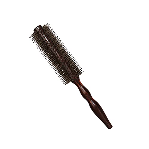 Beavorty Cepillo De Peluquería Con Mango De Madera Para Cepillo Rizador y Peine De Masaje Del Cabelludo Para Volumen