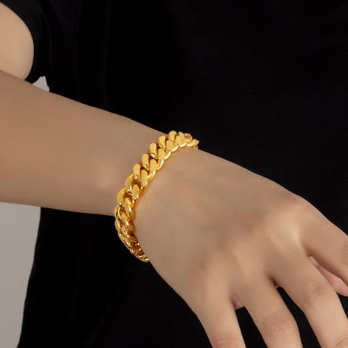 Dankadi Italian Men 925 Sterling Silver Bracelet 8-10-12MM Solid Miami Cuban Link Curb Chain 7" 7.5" 8" 8.5" 9" 9.5" 10" Bangle Man Jewelry Gift