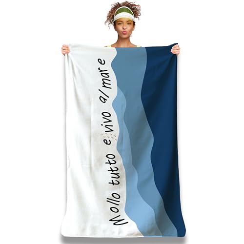 Zinello Design Telo Mare Microfibra 160x80 Personalizzato Meglio...