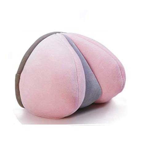 KASQA Cervical Pillow Neck and Shoulder Relaxer - Neck Traction Device for Stiff Neck and Shoulder Pain Relief - Neck Support Pillow Pink