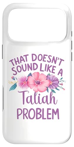 Taliah Personalized Cute Flower Girls Taliah Name スマホケース iPhone 17 Pro Max 用