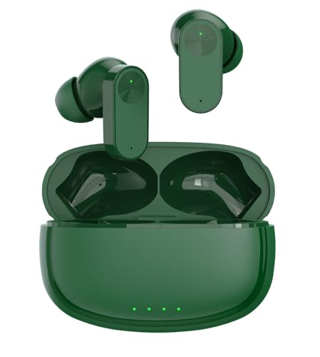 Image of NORD Buds in The Ear Wireless Earbuds | ENC Mic for Crystal-Clear Calls | 30hr Playtime with Type-C Fast Charging | BT5.3 Gaming Bluetooth Earphones | Touch Control Sports Headphone (Green)