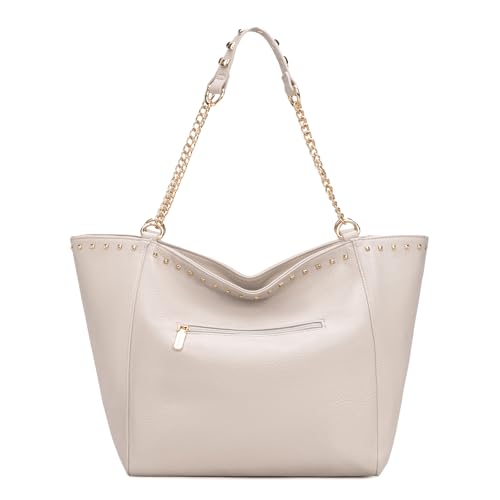 Image of Montana West Large Tote Bag for Women Oversized Shoulder Purses with Chain Handbags