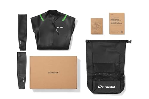 Orca Women's Aesir Thermal SwimRun Wetsuit (Black, Large)