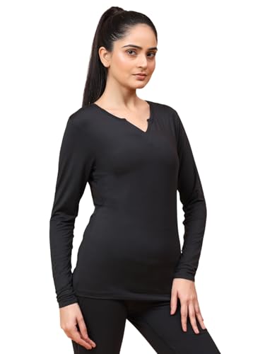 Image of Women's Round Neck Full Sleeves T-Shirt - Activewear for Gym,Sports, Yoga & Workout | Regular Fit & Relaxed Fit Training Tee | Quick Dry, Comfortable Gym Wear for Women | Running & Casual Wear T-Shirt