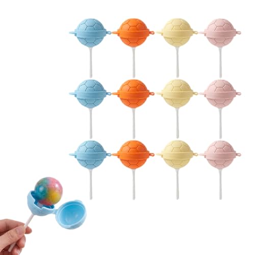 Football-Shaped Silicone Ice Pop Mold – Reusable Frozen Pop Maker for Juice, Yogurt & Smoothies, DIY Frozen Treats for Summer Parties，12 PCS