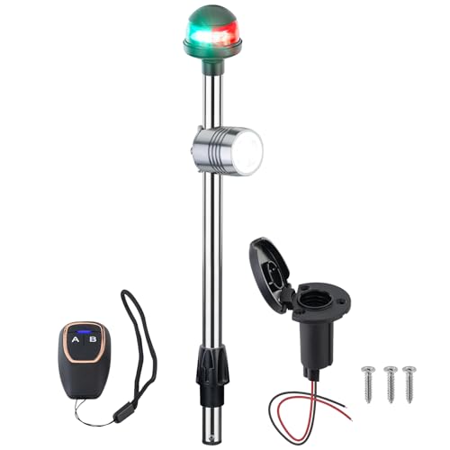Red/Green Navigation Light with Spotlight