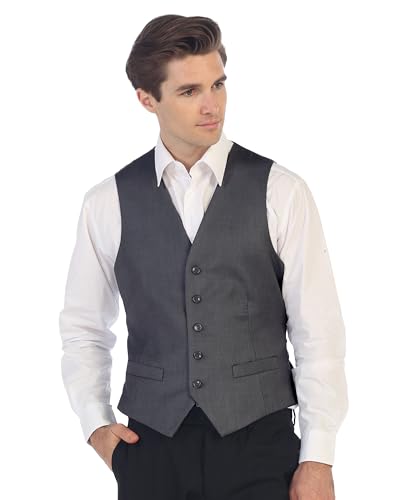 image for Gioberti Men's Formal Suit Vest Fit for Business or Casual Dress, Char