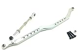 Treal Aluminum Steering Link Upgrade Parts for Axial Wraith & RR10 1:10 RC Car - Silver