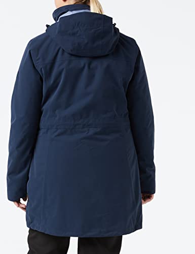 Jack Wolfskin Damen Ottawa Coat Wasserdichter 3in1 Mantel, Midnight Blue, XS EU – Ansicht 6