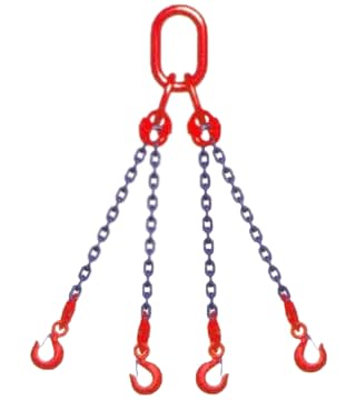JBM Make Heavy Duty 4 Legged Chain Sling Capacity 3 Ton Lenght 3 Mtr as ...