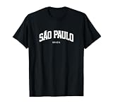 Sao Paulo Brazil - College Style Vacation Souvenir T-Shirt