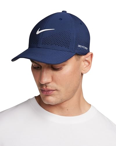 Nike Structured Swoosh Cap (Midnight Navy | White, MD | LG)