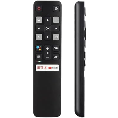 Universal Remote for All TCL Smart TV, TV Remote Control Replacement RC802V for All TCL TV Android 4K TVs - No Setup Required [Without Voice Command]