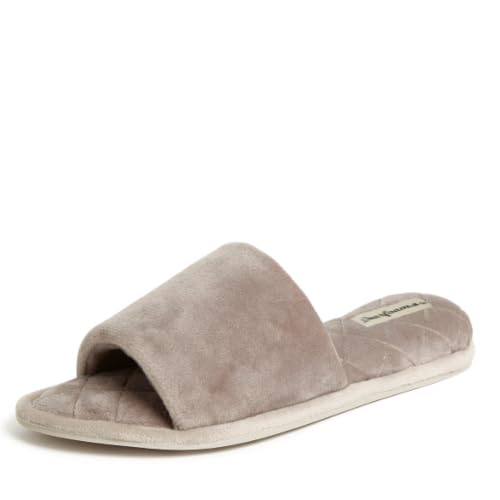 Image of Dearfoams womens Slipper Memory Foam Summer House Shoe Beatrice Terry Slide