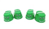 正直屋 ぽっくり 竹馬 バランスゲーム おもちゃ こども 缶ぽっくり 子供用 たけうま バランス玩具 屋外 遊び （グリーン４個）