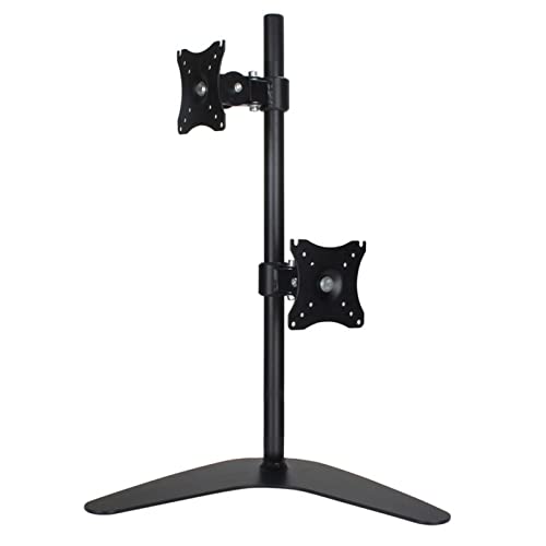 MGWYE Soporte de Escritorio for Monitor Dual de 14-27 Pulgadas Monitores de 360 ​​Grados de Brazo Dual Pantalla de computadora giratoria Soporte Ajustable