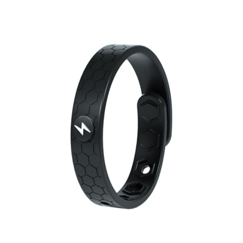 wanggaoyi Braccialetto elettrostatico agli ioni negativi, un must per le donne in ufficio alla moda, un partner a tutto tondo per gli sport all'aria aperta, materiale in silicone delicato sulla pelle