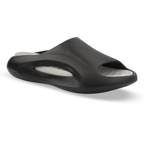 Image of Orose Men's and Boys' Lightweight EVA Slides | Soft Cushion Ergonomic Open Toe Slipper & Flip Flop with Anti-Skid Grip Sole for Indoor, Outdoor, Home & Daily Wear.