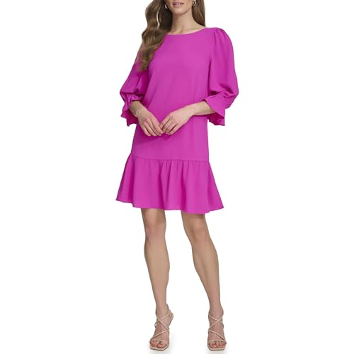 Robe à manches ballon DKNY la solution pour une silhouette chic sans effort
