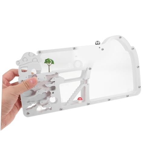 Kisangel Ant Watch Castle lernspielzeug DIY Ameisenfarm Ameisenlebensraum Futterstation Ameisen Lernspielzeug für Ameisenhaus Ameisen Formicarien Ameisenterrarium Sandburg Abs