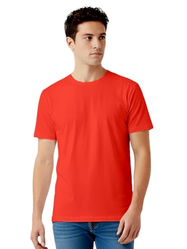 Image of 100% PIMA Cotton T Shirt for Man | Premium Men T-Shirts Regular Fit | Half Sleeve Round Neck Cotton Tshirt for Man | Mens Tees Made for Indian Climate | Available in 10 Colours