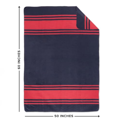 Image of Arcturus Rainier Wool Throw Blanket - 50 inchx60 inch Throw for Sofa or Bed - Classic Heritage Striped Design - Perfect for Cozy Home Decor & Outdoor Fire Pits (Lava Canyon)