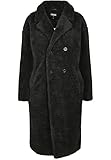 Eleganter Sherpa Winter-Mantel für Frauen im angesagten Oversized-Look aus kuscheligem Teddy-Stoff