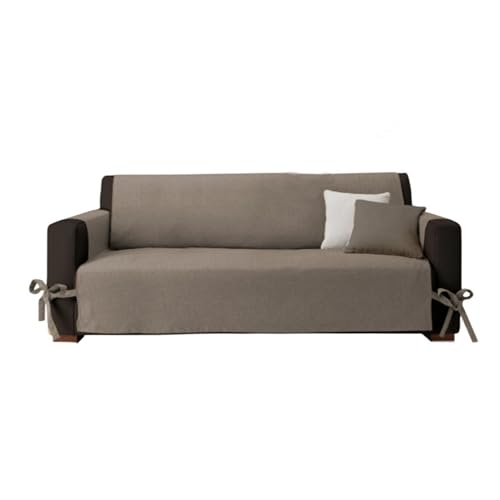 SalGiu Copridivano Con Laccetti e Tasche Laterali Porta Oggetti in