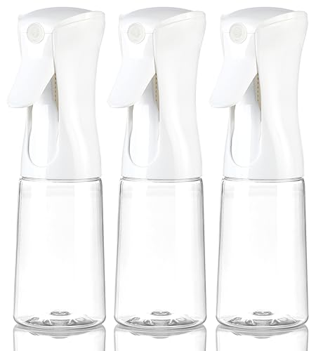 SAMURAI Z1 スプレーボトル 霧吹き 200ml 日本製(3本セット)【 超微粒子 連続ミスト アルコール対応 】透明 × 3本