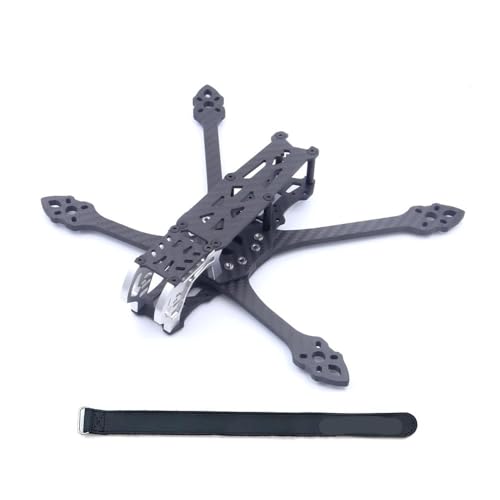 Châssis carbone Mark5 DC anti-vibrations 225mm contre la casse de bras FPV