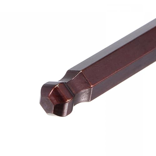 Unifizz 6mm Ball End Hex Key Wrench, L Shaped Long Arm Allen Wrench S2 Steel Repairing Tool, Metric 2 Pcs - Image 4