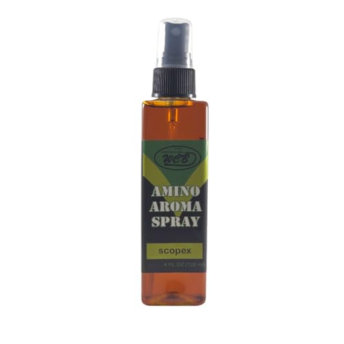 WCB Carp Baits - Amino Aroma Spray - Carp Bait Enhancer - Ideal for Carp Fishing (Flavor: Scopex)