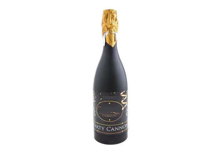 Canon à confettis bouteille de champagne 33cm lot de 3 sans effort